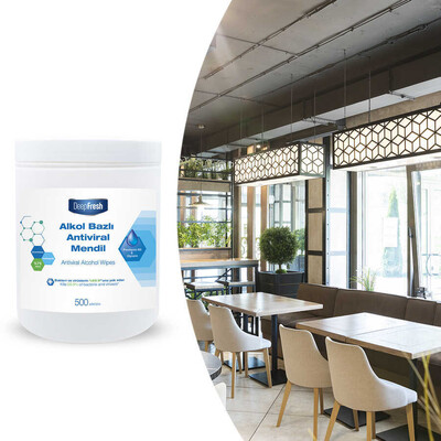 Deep Fresh Alkollü Antiviral Islak Mendil Hijyen Kovası 500 Yaprak (5)