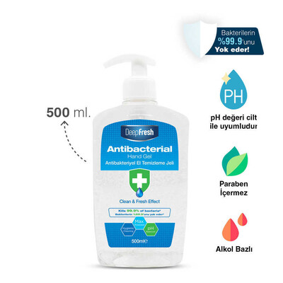 Deep Fresh Antibakteriyel El Temizleme Jeli 500 ml (2)