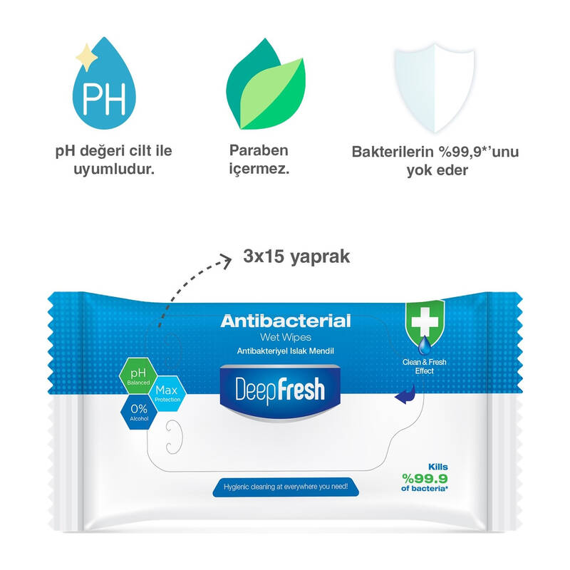 Deep Fresh Antibakteriyel Hijyen Seti
