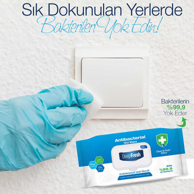 Deep Fresh Antibakteriyel Islak Mendil 56 Yaprak (3)