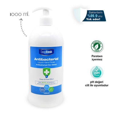 Deep Fresh - Deep Fresh Antibakteriyel Sıvı Sabun 1 lt (1)