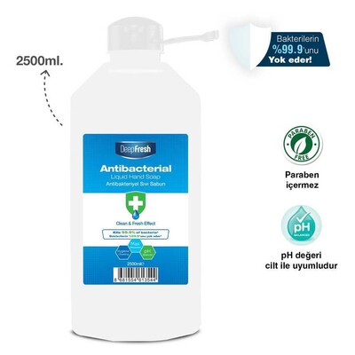 Deep Fresh - Deep Fresh Antibakteriyel Sıvı Sabun 2500 ml (1)