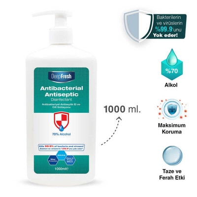 Deep Fresh Antiseptik-Antibakteriyel Dezenfektan 1000 ml (2)