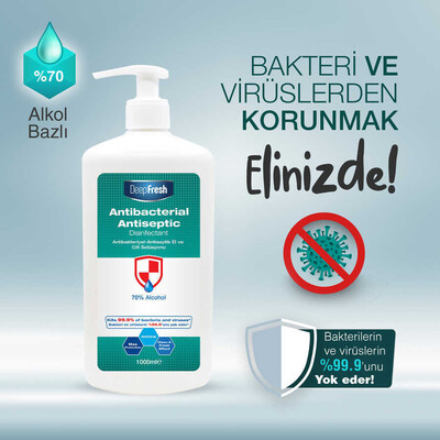 Deep Fresh Antiseptik-Antibakteriyel Dezenfektan 1000 ml (3)