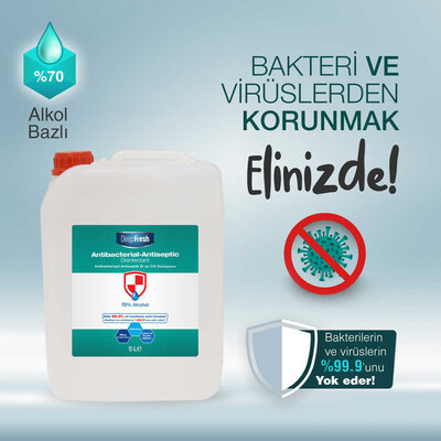 Deep Fresh Antiseptik-Antibakteriyel Dezenfektan 5 lt (3)