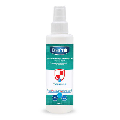 Deep Fresh - Deep Fresh Antiseptik-Antibakteriyel Sprey Dezenfektan 200 ml
