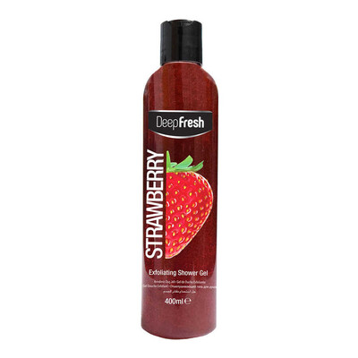 Deep Fresh Arındırıcı Duş Jeli Çilek 400 ml - Thumbnail