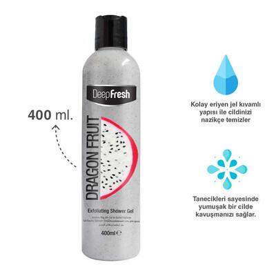 Deep Fresh Arındırıcı Duş Jeli Ejder Meyvesi 400 ml - Thumbnail