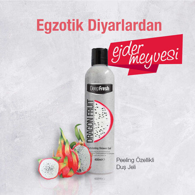 Deep Fresh Arındırıcı Duş Jeli Ejder Meyvesi 400 ml - Thumbnail