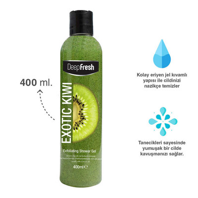 Deep Fresh Arındırıcı Duş Jeli Kivi 400 ml - Thumbnail