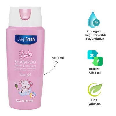 Deep Fresh Bebek Şampuanı Sweet Girl 500 ml (2)