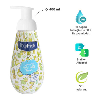 Deep Fresh Çocuk Köpük Sabun 400 ml (2)
