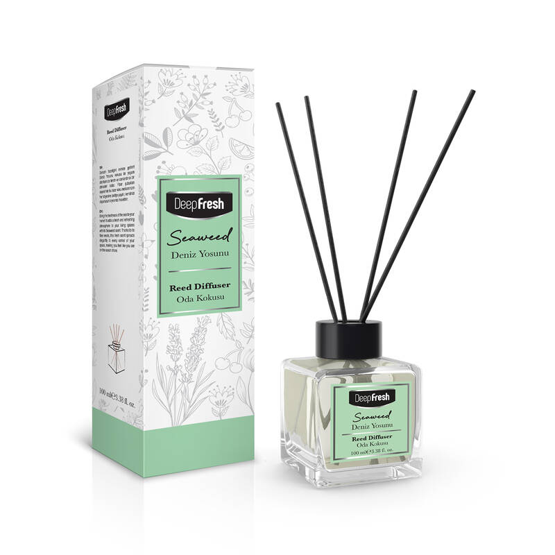 Deep Fresh Çubuklu Oda Kokusu Deniz Yosunu 100 ml Deep Fresh Çubuklu Oda Kokusu Deniz Yosunu 100 ml