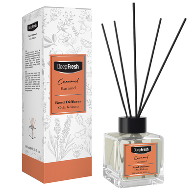 Deep Fresh - Deep Fresh Çubuklu Oda Kokusu Karamel 100 ml