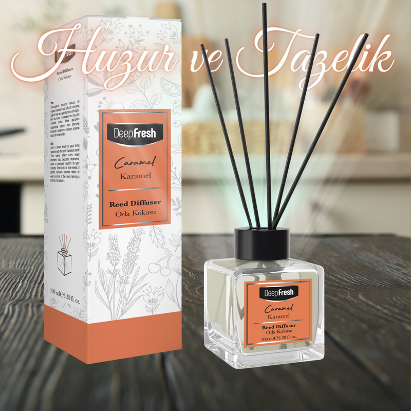 Deep Fresh Çubuklu Oda Kokusu Karamel 100 ml