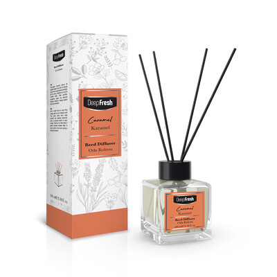 Deep Fresh Çubuklu Oda Kokusu Karamel 100 ml - Thumbnail
