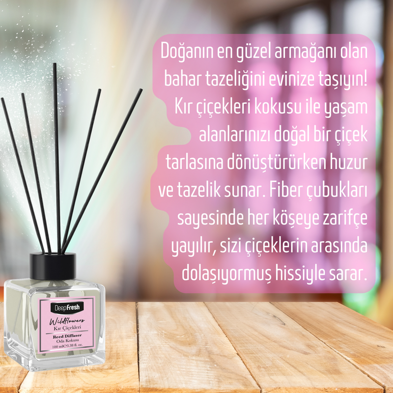 Deep Fresh Çubuklu Oda Kokusu Kır Çiçekleri 100 ml