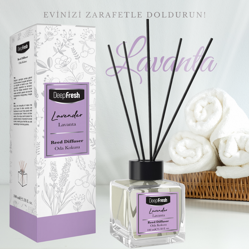 Deep Fresh Çubuklu Oda Kokusu Lavanta 100 ml