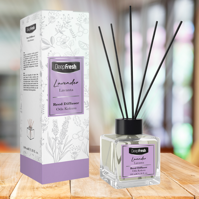 Deep Fresh Çubuklu Oda Kokusu Lavanta 100 ml - Thumbnail
