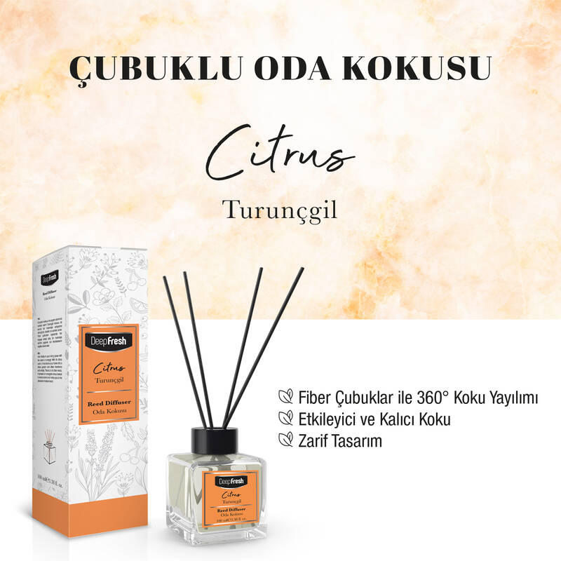 Deep Fresh Çubuklu Oda Kokusu Turunçgil 100 ml