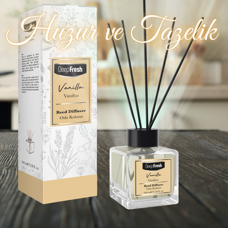 Deep Fresh Çubuklu Oda Kokusu Vanilya 100 ml