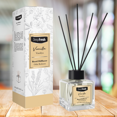Deep Fresh Çubuklu Oda Kokusu Vanilya 100 ml - Thumbnail