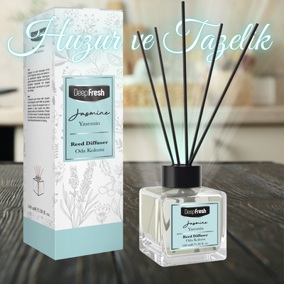 Deep Fresh Çubuklu Oda Kokusu Yasemin 100 ml - Thumbnail