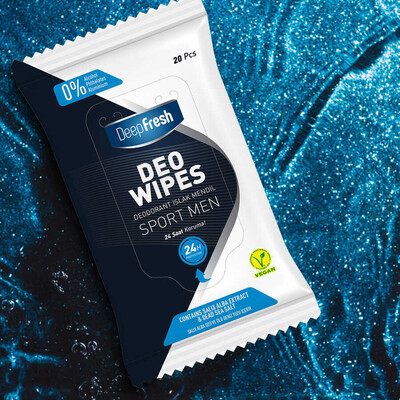Deep Fresh Deodorant Mendil Sport Men 20 Yaprak (3)