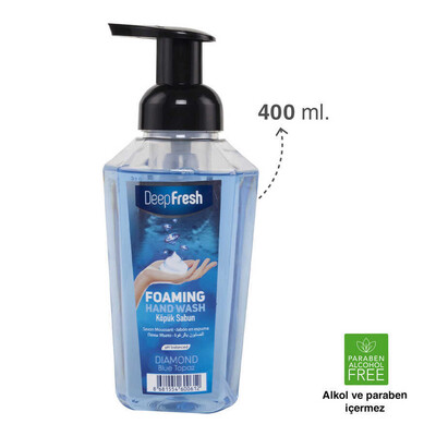 Deep Fresh Diamond Köpük Sabun Blue Topaz 400 ml (2)