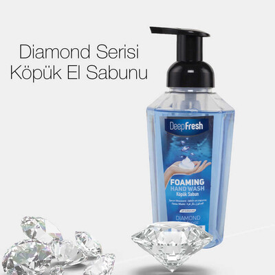 Deep Fresh Diamond Köpük Sabun Blue Topaz 400 ml (3)