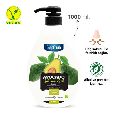 Deep Fresh Duş Jeli Avakado 1 lt (2)