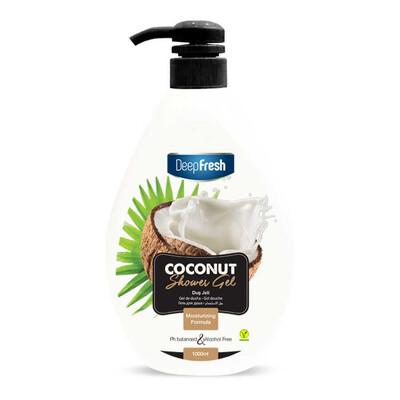 Deep Fresh Duş Jeli Coconut 1 lt - Thumbnail