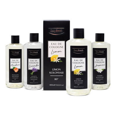 Deep Fresh - Deep Fresh Eau De Cologne 80 Derece Kolonya Karma Paket 4 x 400 ml