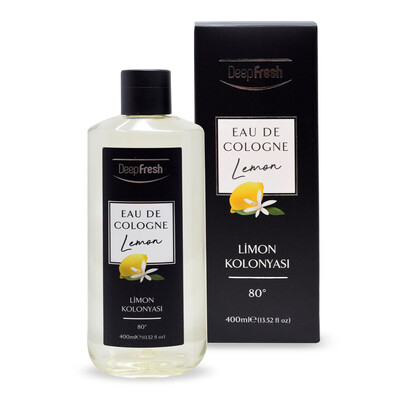 Deep Fresh Eau De Cologne 80 Derece Limon Kolonya 400 ml (1)