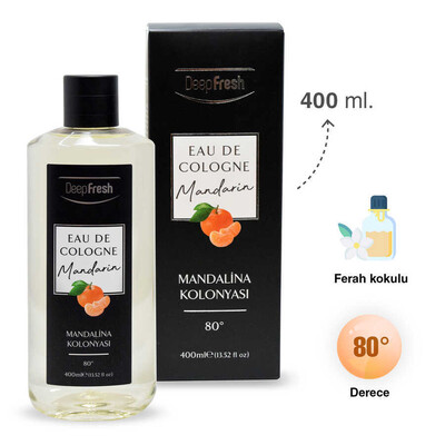 Deep Fresh Eau De Cologne 80 Derece Mandalina Kolonya 400 ml (2)