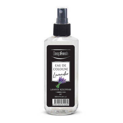 Deep Fresh Eau De Cologne 80 Derece Sprey Lavanta Kolonya 100 ml (1)