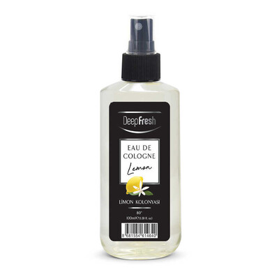 Deep Fresh Eau De Cologne 80 Derece Sprey Limon Kolonya 100 ml (1)