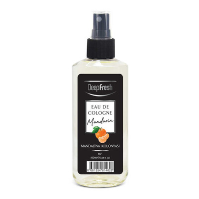 Deep Fresh Eau De Cologne 80 Derece Sprey Mandalina Kolonya 100 ml (1)