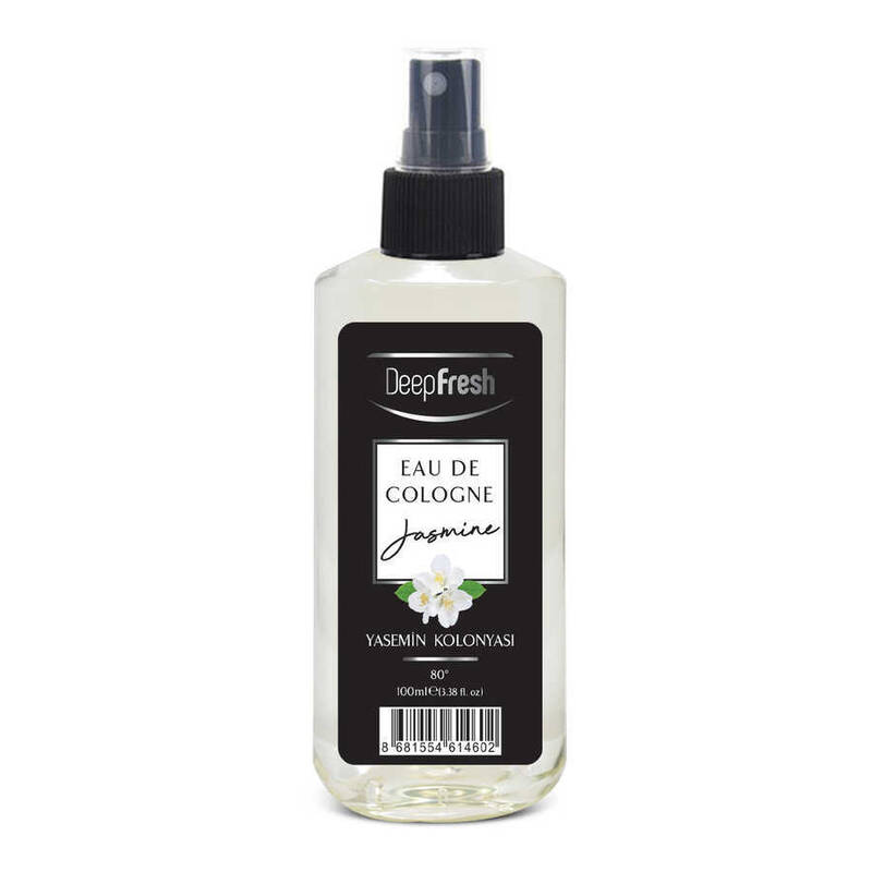 Deep Fresh Eau De Cologne 80 Derece Sprey Yasemin Kolonya 100 ml