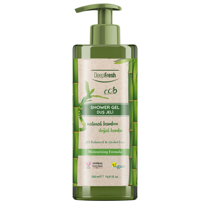 Deep Fresh Eco Serisi Doğal Bambu Duş Jeli 500 ml - Thumbnail