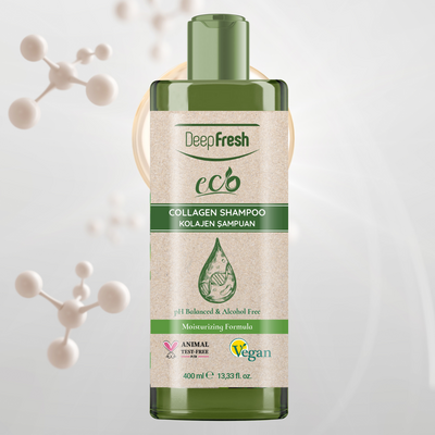 Deep Fresh Eco Serisi Kolajen Şampuan 400 ml - Thumbnail