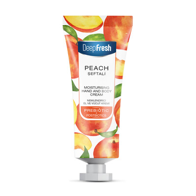 Deep Fresh - Deep Fresh Prebiyotik Nemlendirici El Ve Vücut Kremi Şeftali 50 ml