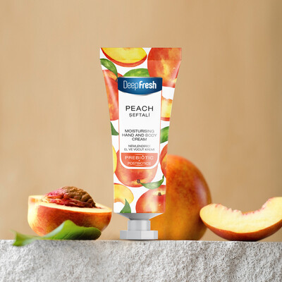 Deep Fresh Prebiyotik Nemlendirici El Ve Vücut Kremi Şeftali 50 ml (3)