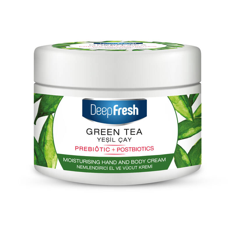 Deep Fresh Prebiyotik Nemlendirici El Ve Vücut Kremi Yeşil Çay 250 ml