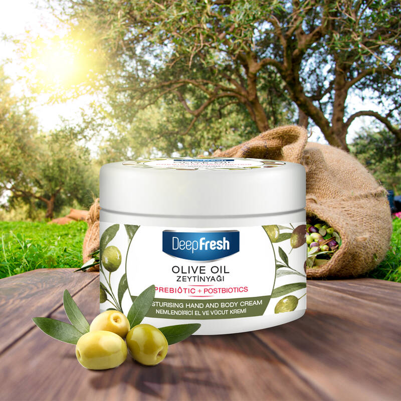 Deep Fresh Prebiyotik Nemlendirici El Ve Vücut Kremi Zeytinyağı 250 ml