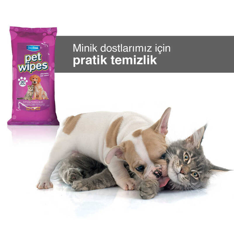 Deep Fresh Pet Temizleme Mendili 30 Yaprak