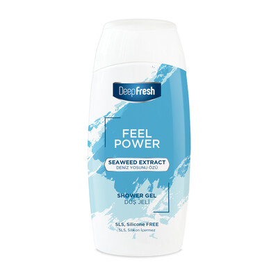 Deep Fresh Feel Power Duş Jeli Deniz Yosunu Özü 400ml - Thumbnail