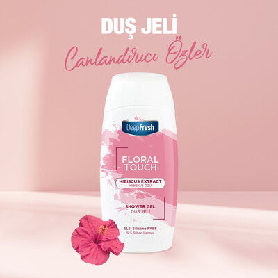 Deep Fresh Floral Touch Duş Jeli Hibiskus Özü 400ml (3)