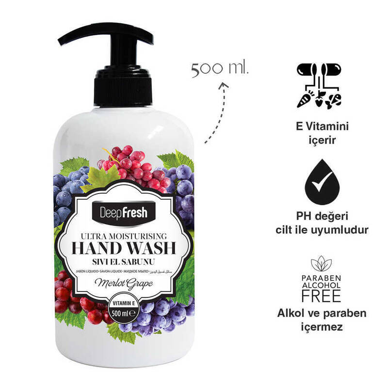 Deep Fresh Garden Nemlendirici Sıvı Sabun Merlot Üzümü 500 ml