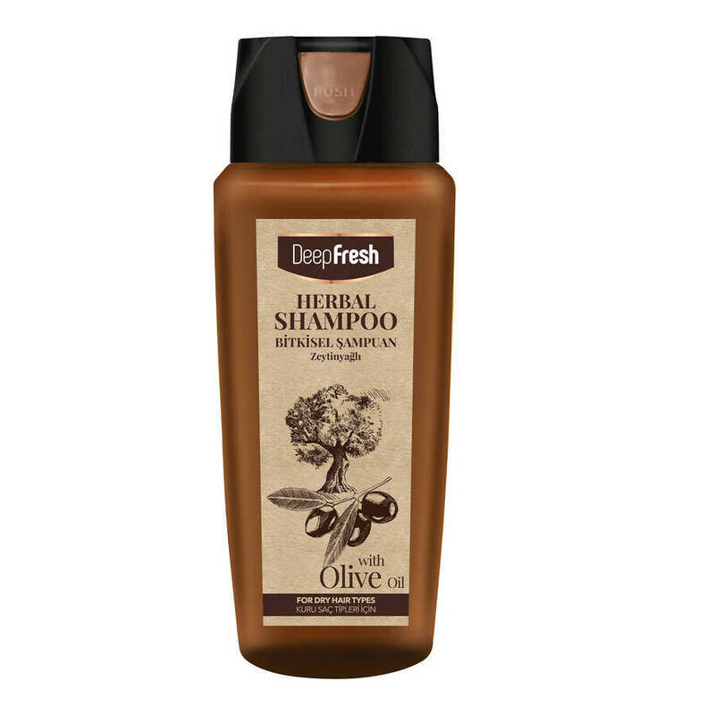 Deep Fresh Herbal Bitkisel Şampuan Zeytinyağı Özlü Kuru Saçlar 500 ml